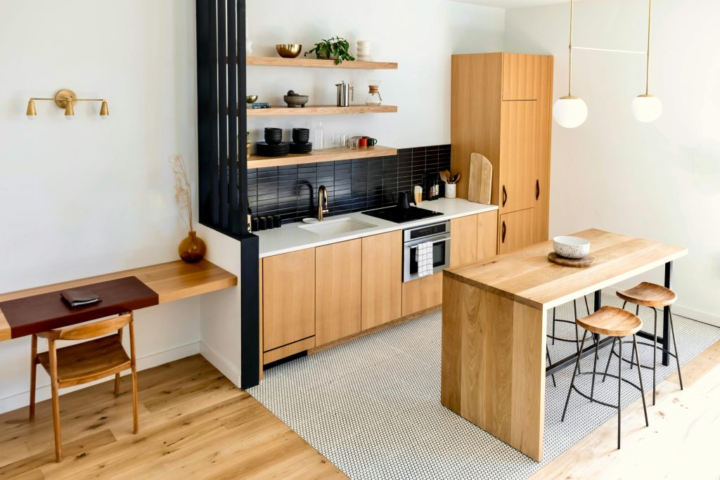 small earthy kitchen