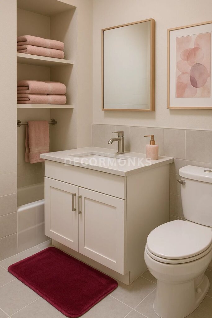 Accent & neutral bathroom