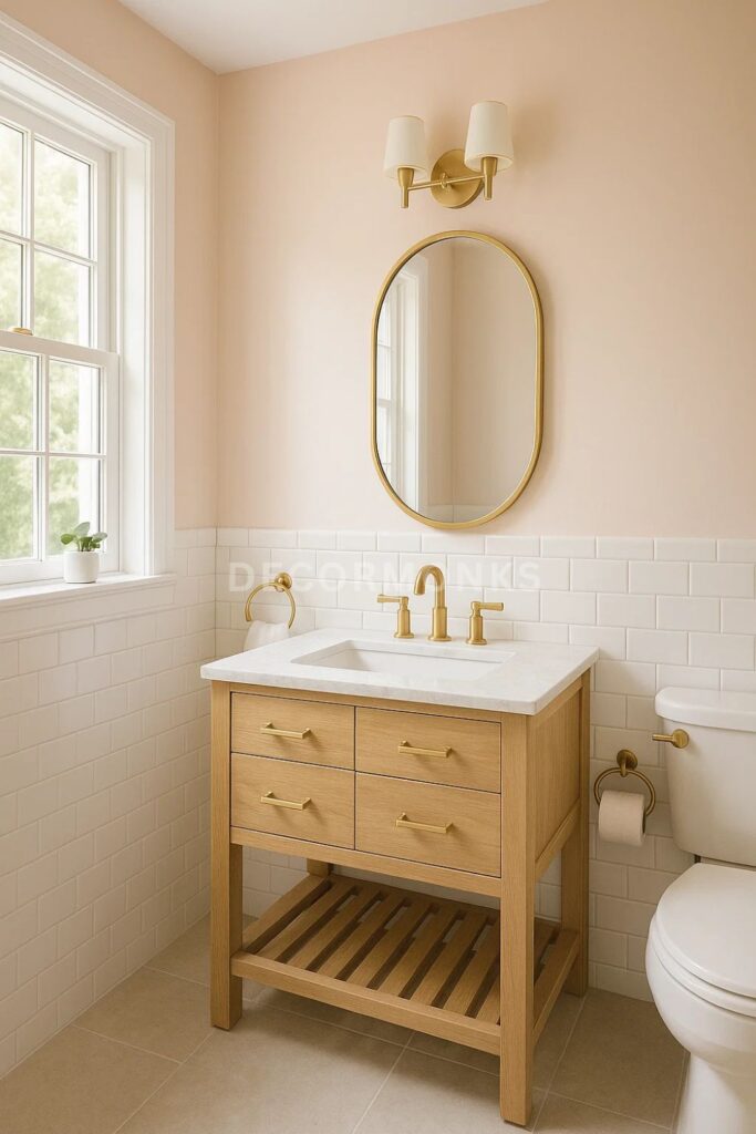 Beautiful Blush pink Bathroom