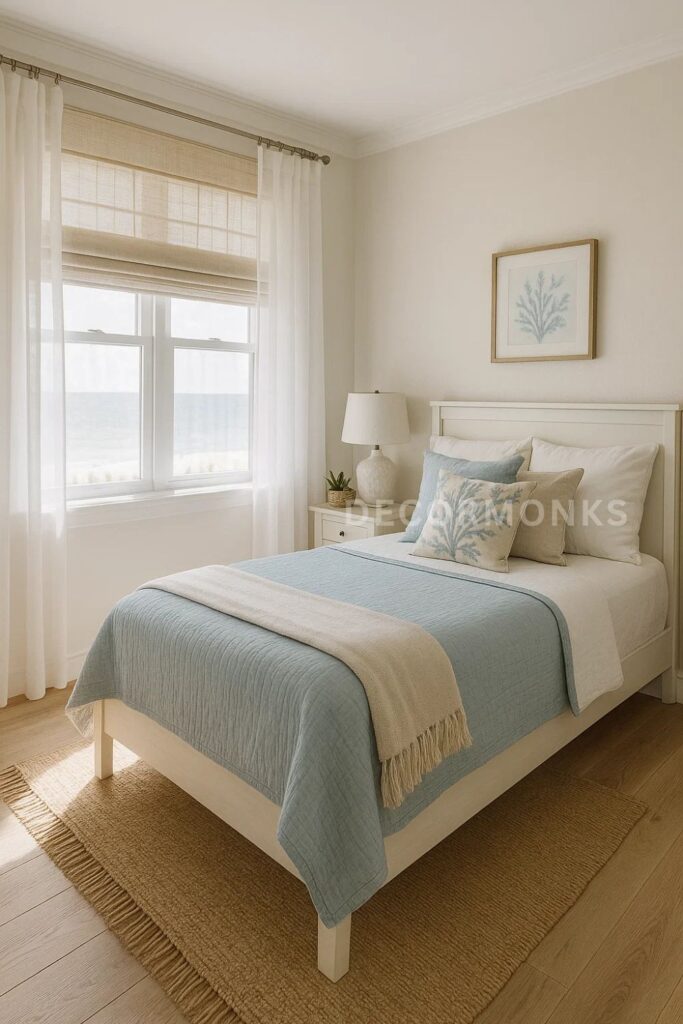 Beautiful coastal bedroom design