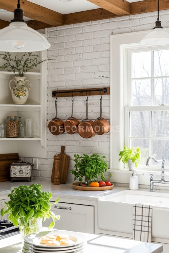 Classic Whitewashed Brick