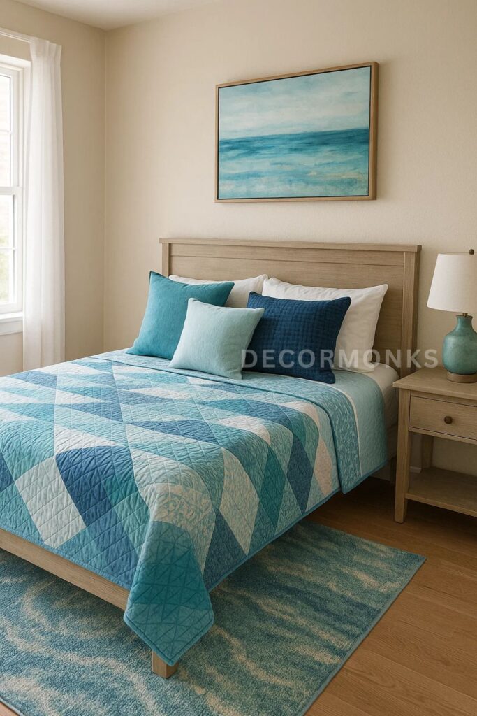Coastal Blue bedroom design ideas