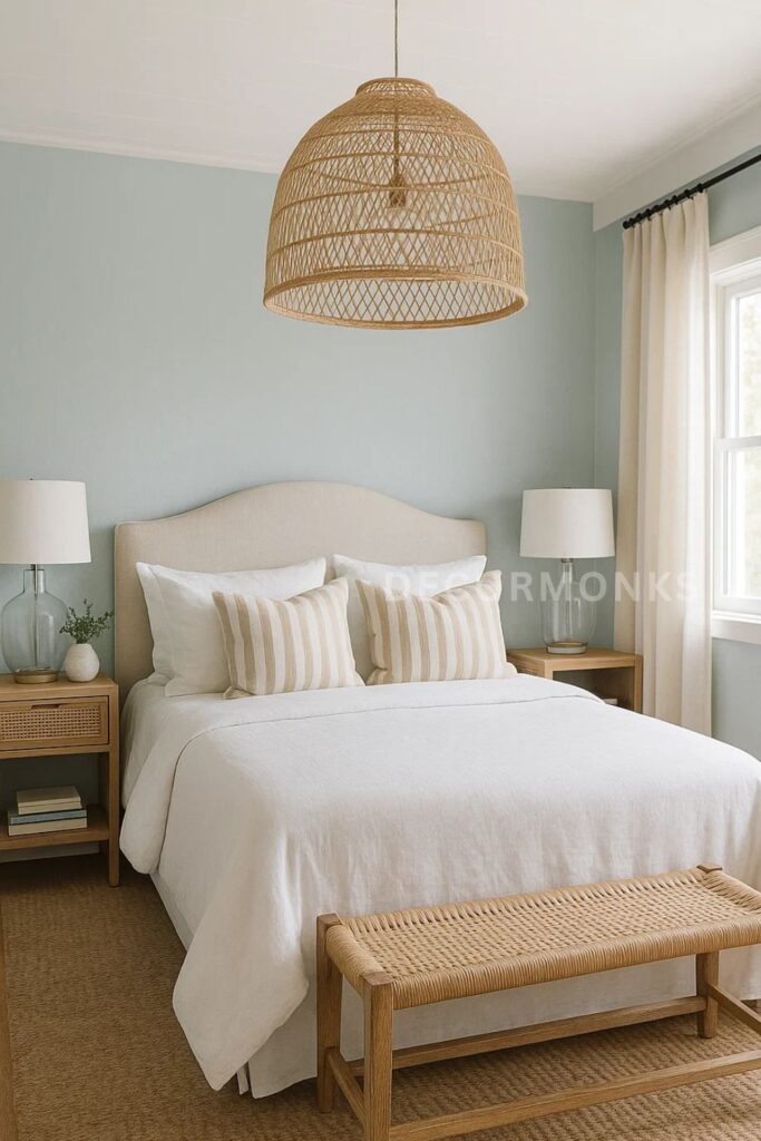 Inspiring coastal bedroom decor