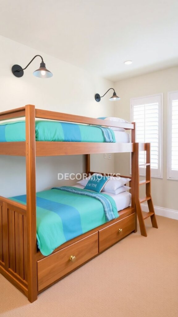 Use Bunk Beds to Maximize Floor Space