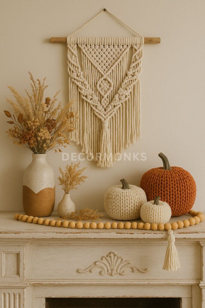 Boho Fall with Macrame and Layered Textures