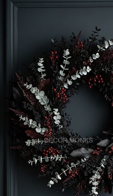Holiday wreath for Christmas