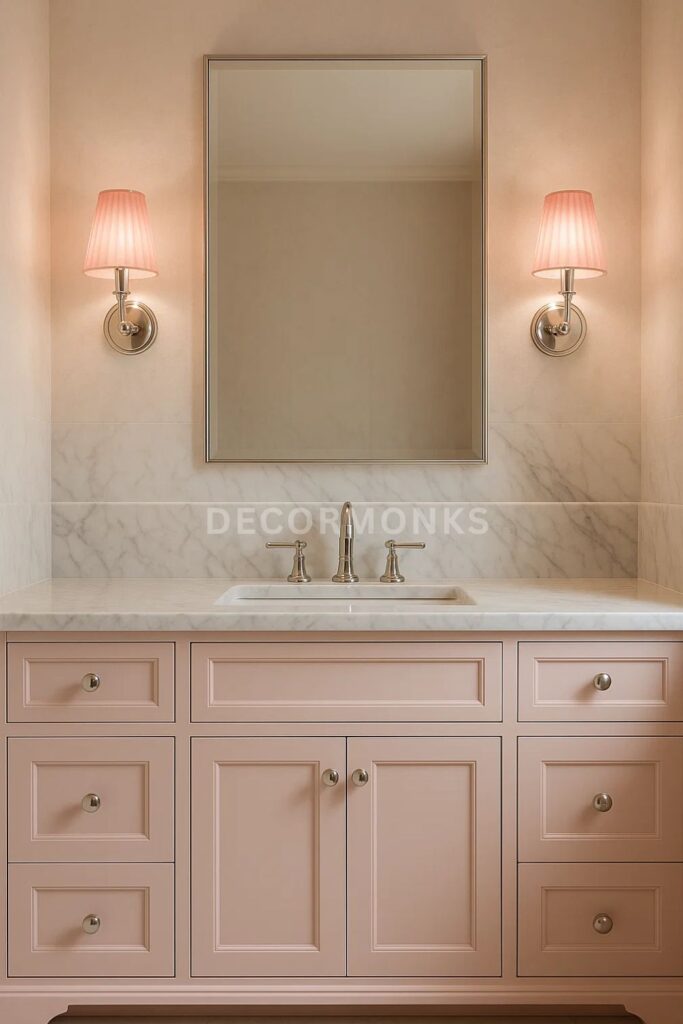 Marble Luxe Look Bathroom