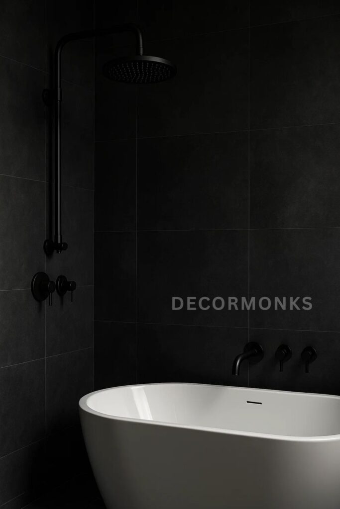 Modern Look moody bathroom design