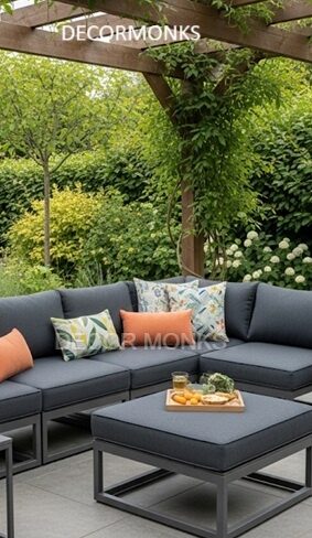 Outdoor modular section patio