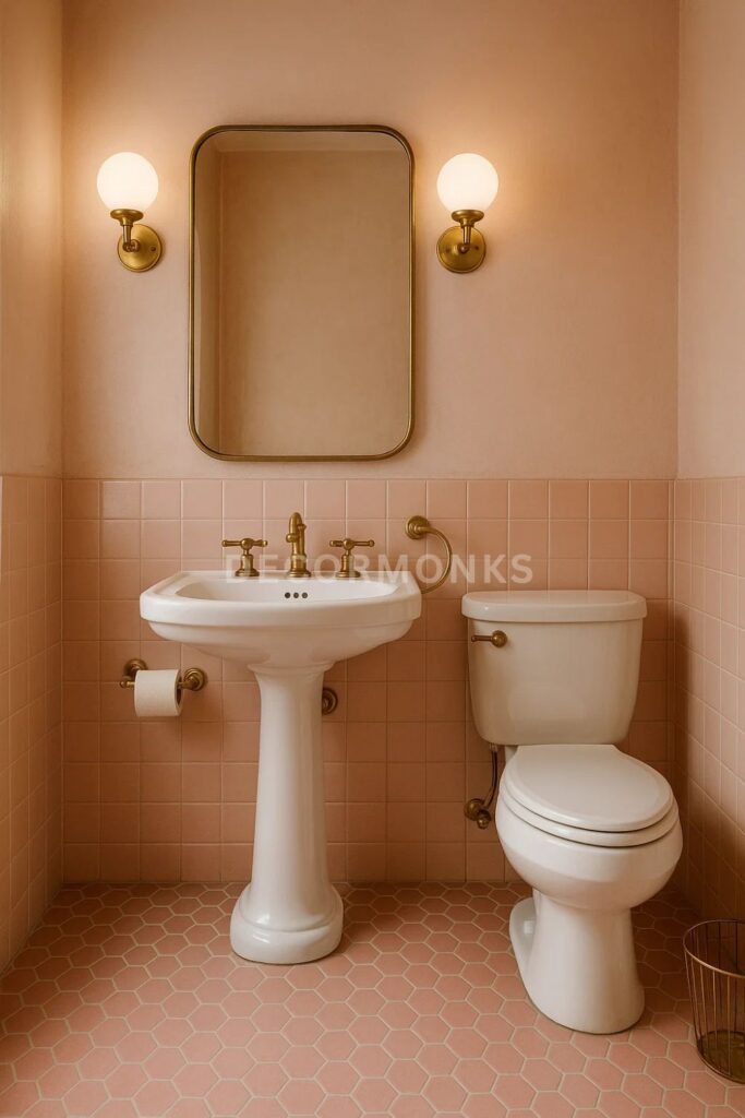 Retro Chic Bathroom design