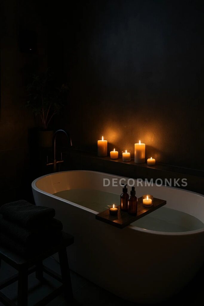 Spa Styled Moody Bathroom