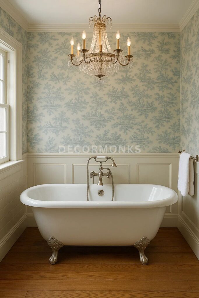 Vintage Charm wallpaper for bathroom