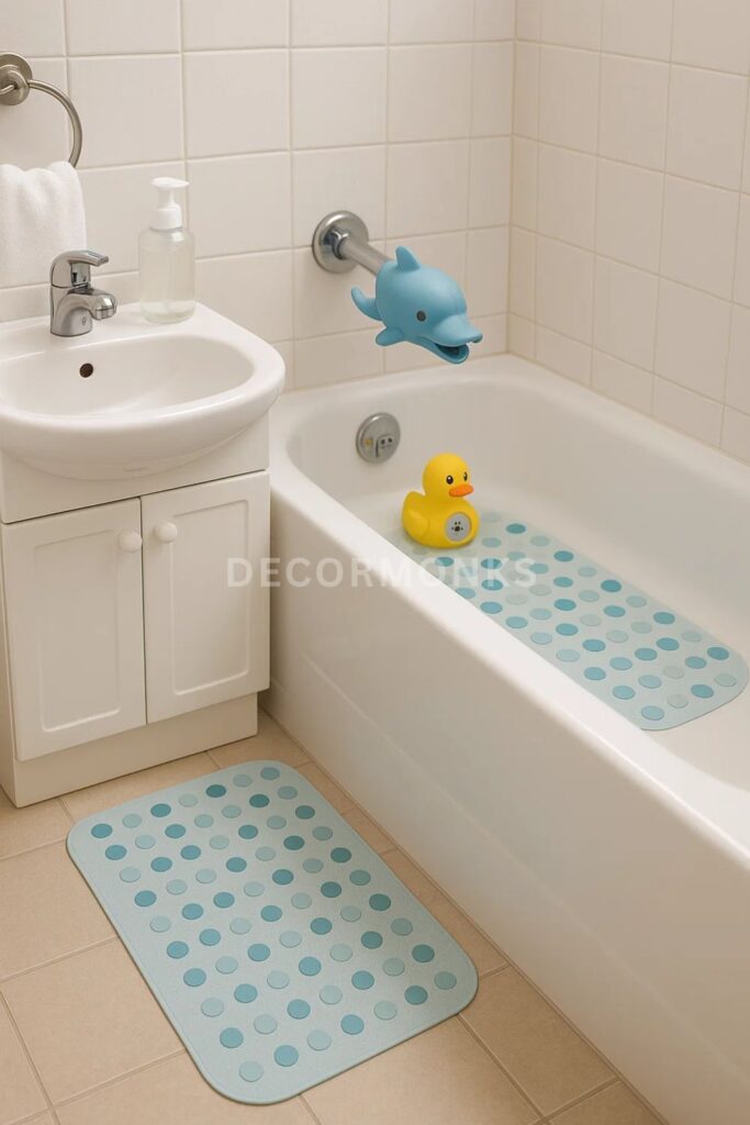 child-friendly bathroom