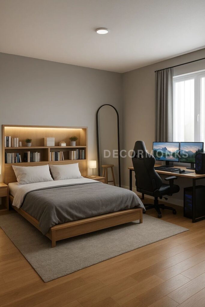 custom-designed Bloxburg bedroom