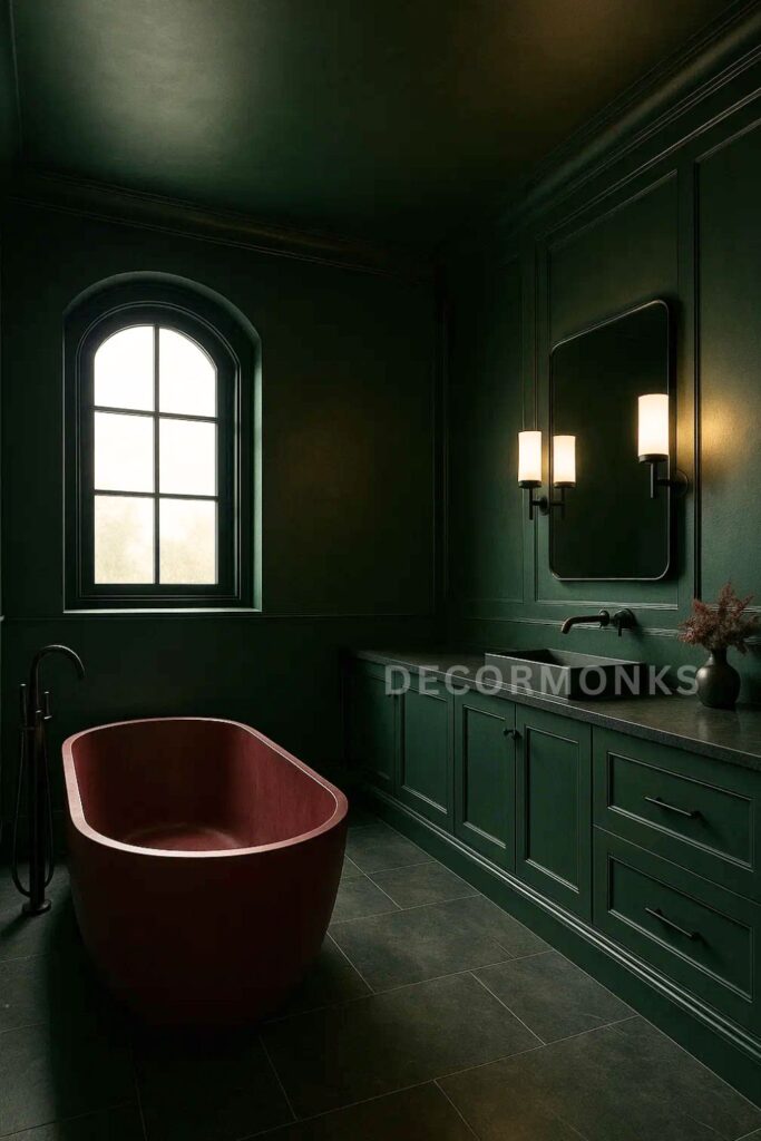 luxurious toned Moody Bathroom Style