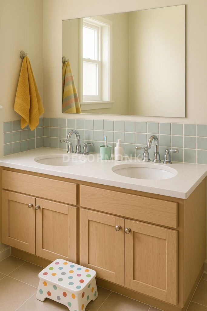 practical kids bathroom