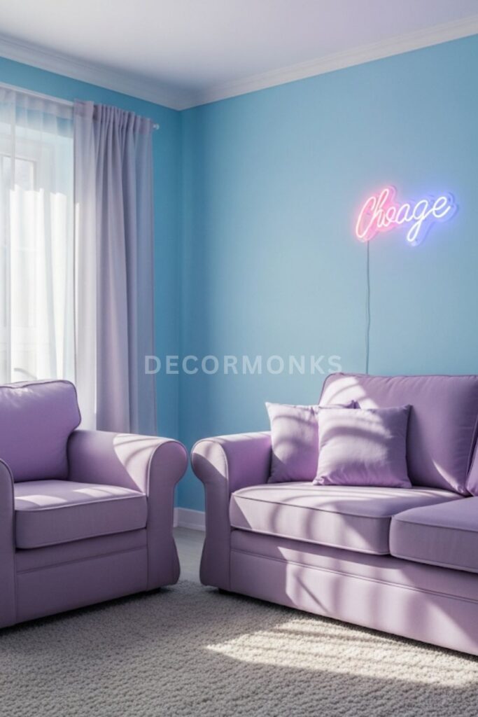 Aesthetic Pastel Lounge
