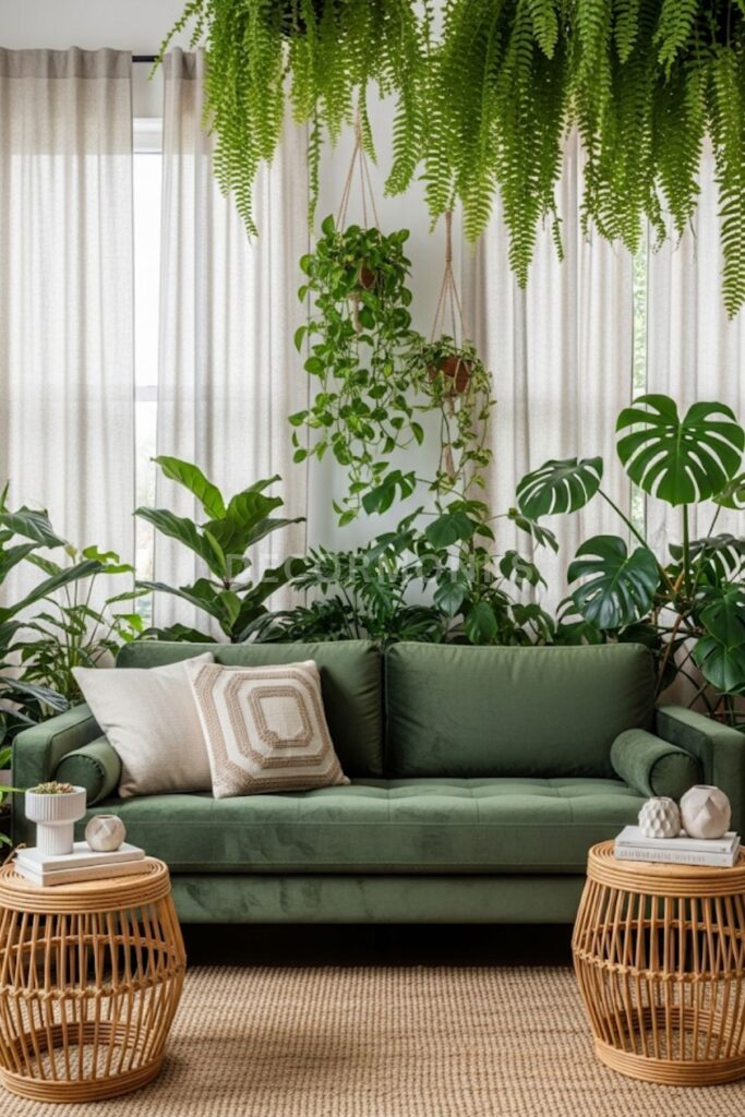 Botanical Vibe with Indoor Plants & White Walls