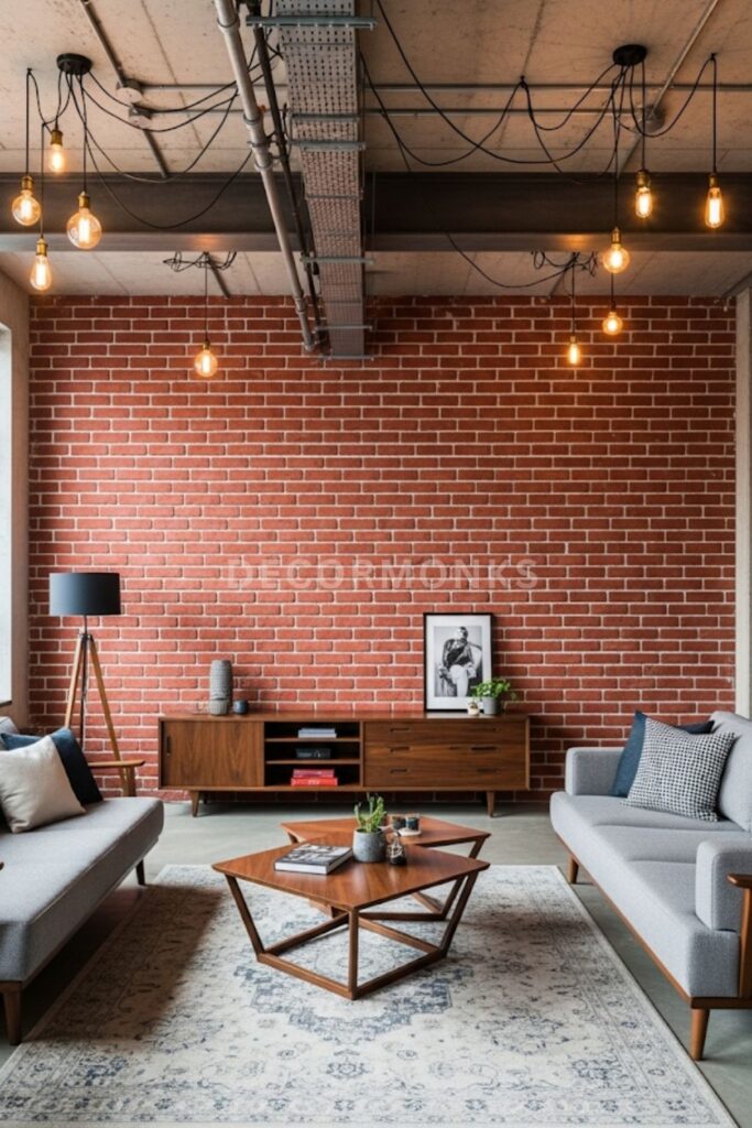 Brick or Faux Brick Finish