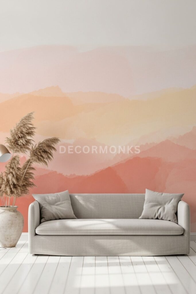 Color-Washed Mural Accent