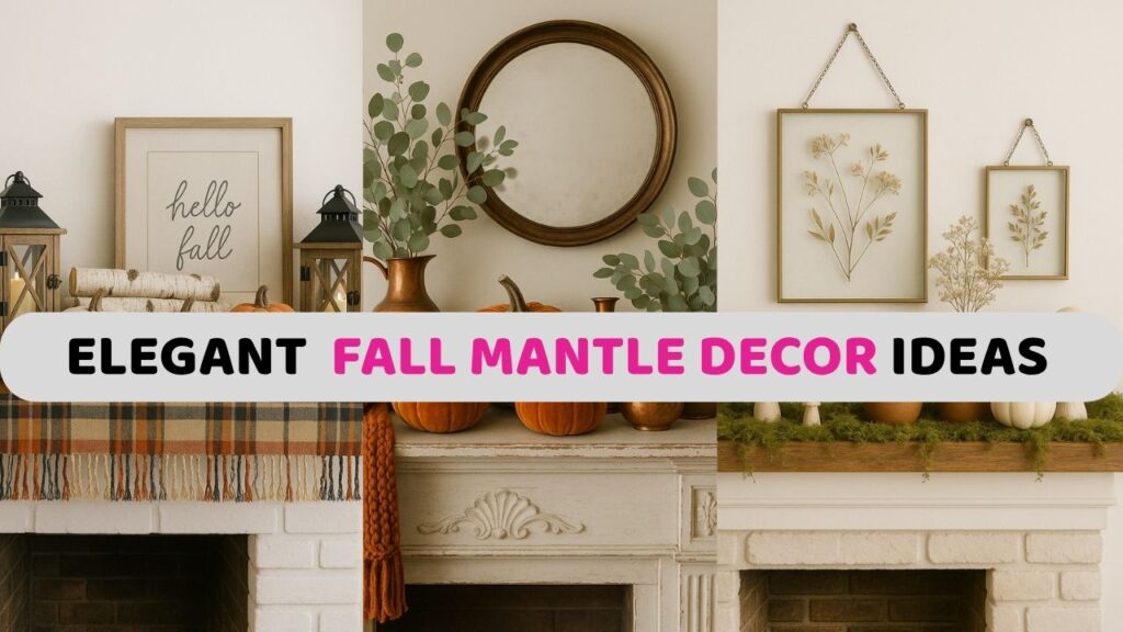 Fall mantle decor Cover Image