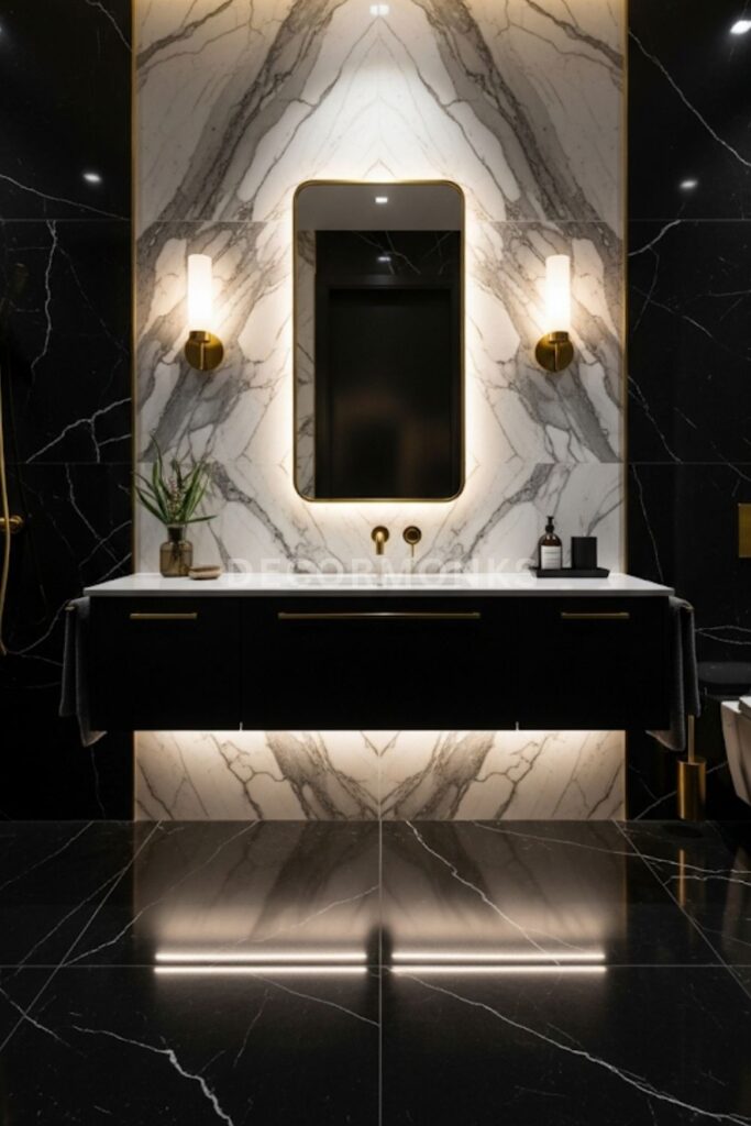 Go Glam with Black Marble