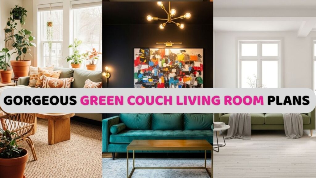 Green Couch Living Room Cover Image