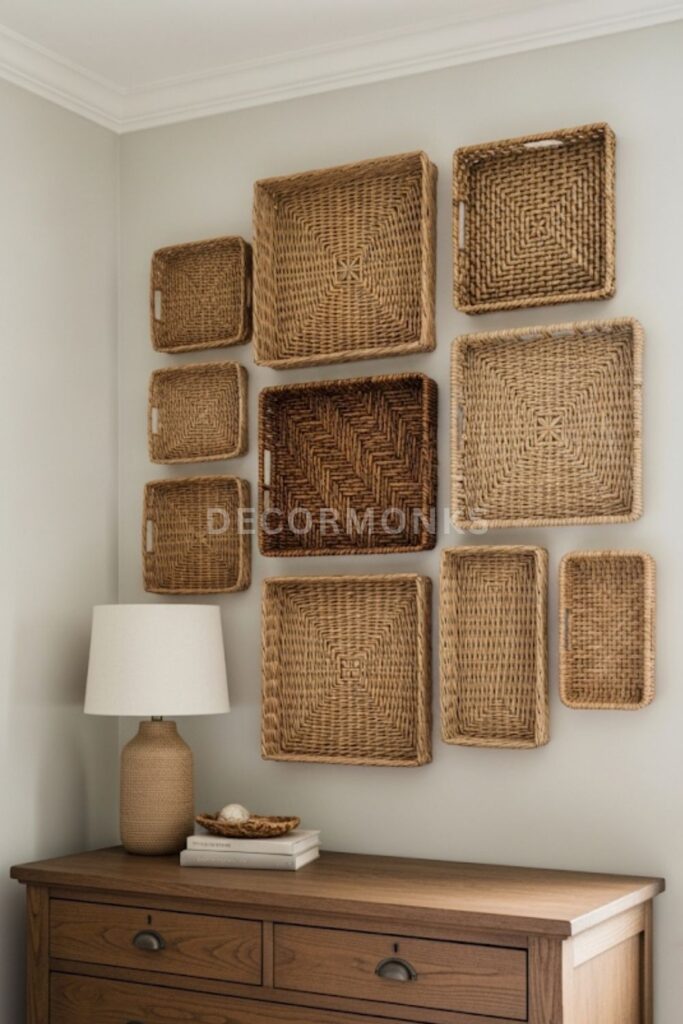 Hanging Wicker Wall Baskets