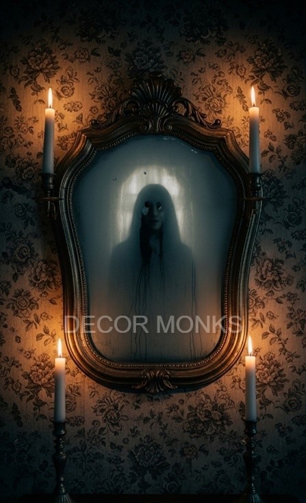 Haunted mirror for Halloween