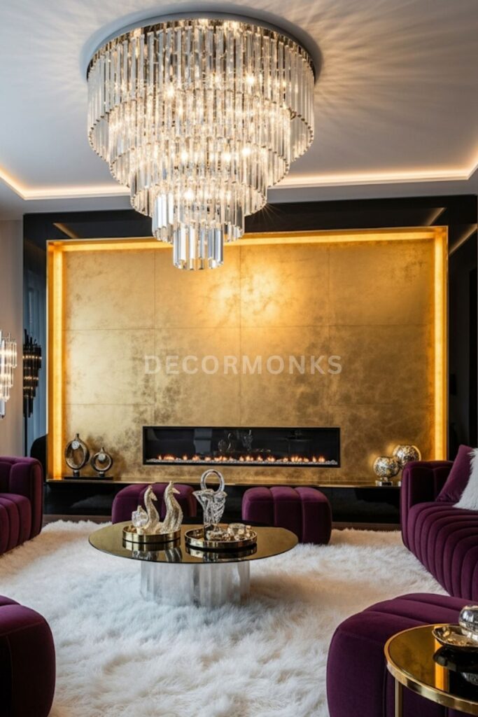 Metallic Paint or Foil Accent