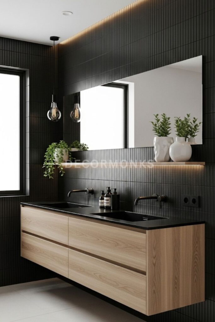 Mix Black and Wood