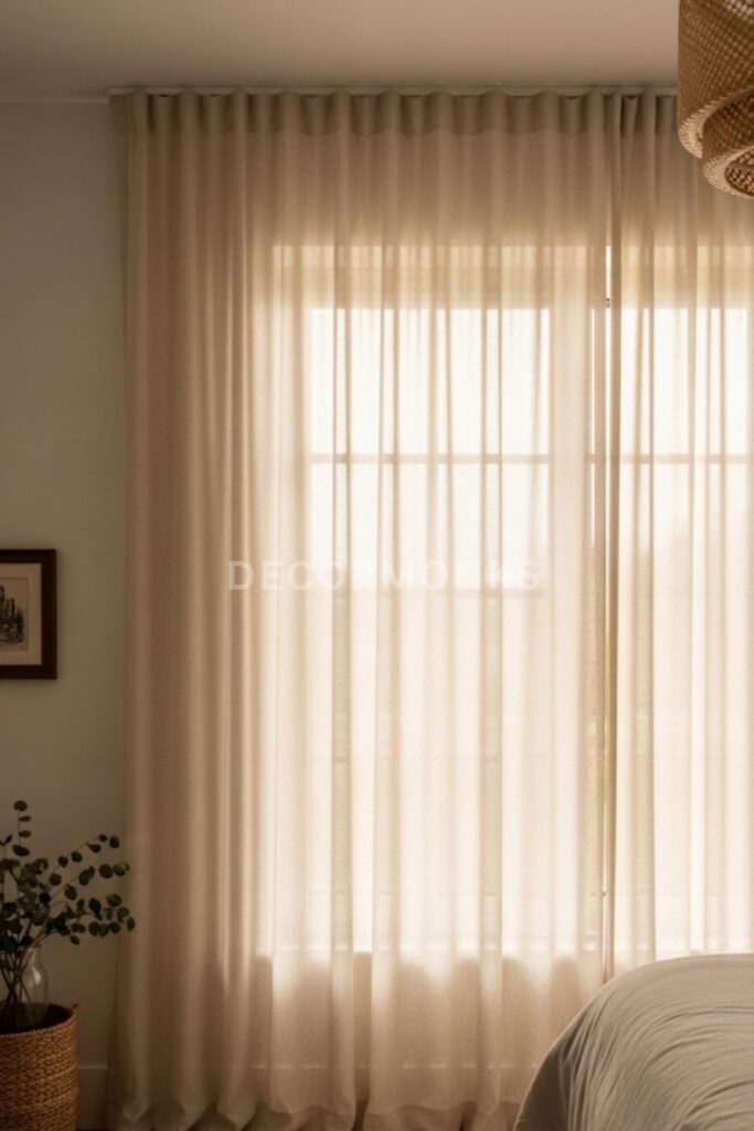 Natural-Fiber Curtains