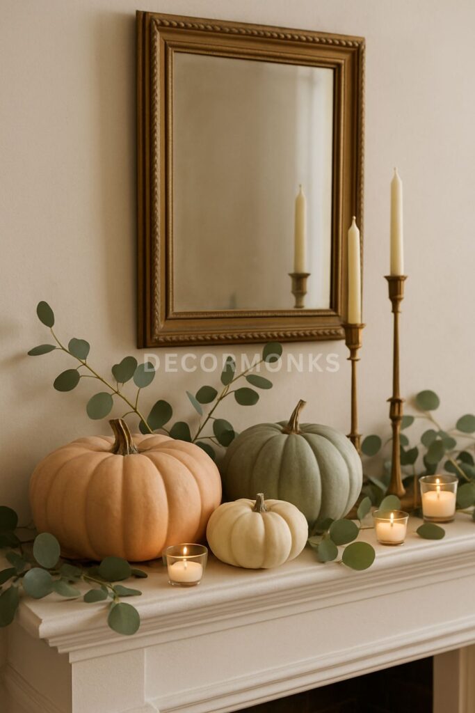 Pumpkins and Candlesticks Elegance
