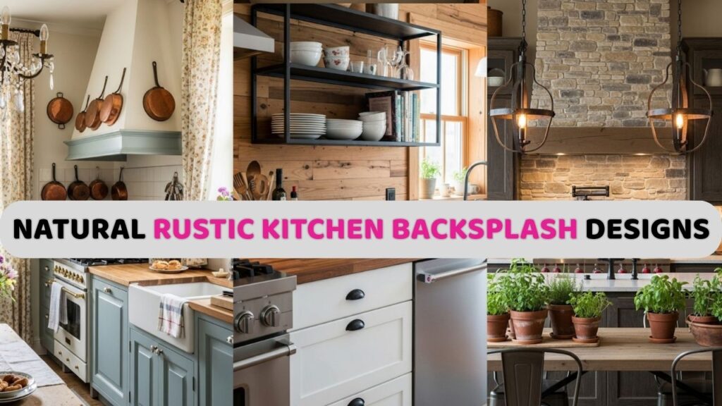 Rustic kitchen backsplash designs Cover Image