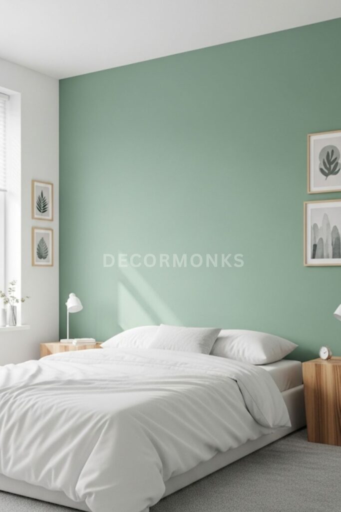 Sage Green Accent Wall