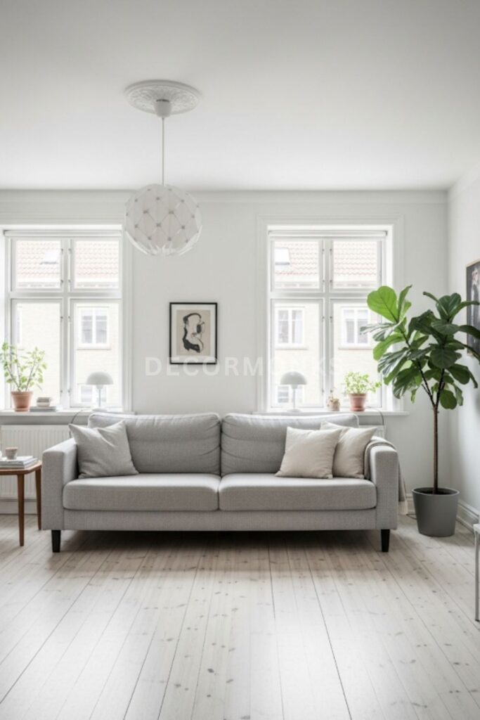 Scandinavian Simplicity with Light Wood Accents