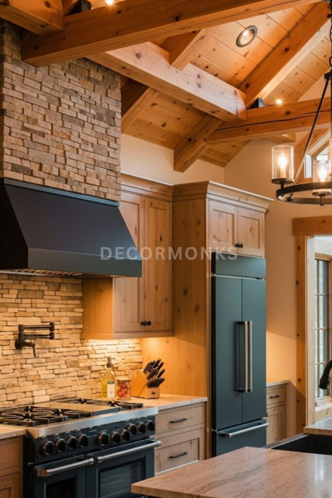 Stacked Stone Accent Wall