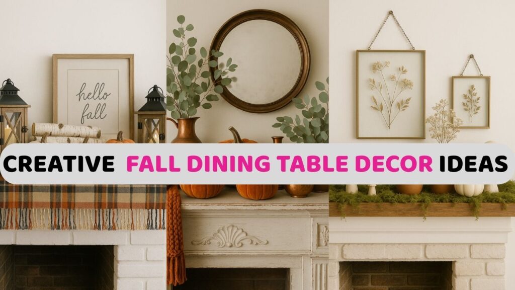 fall dining table decor Cover Image