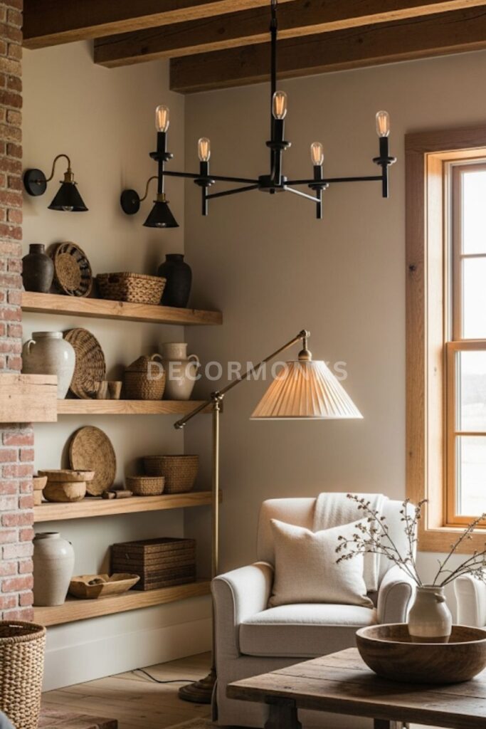 rustic living room