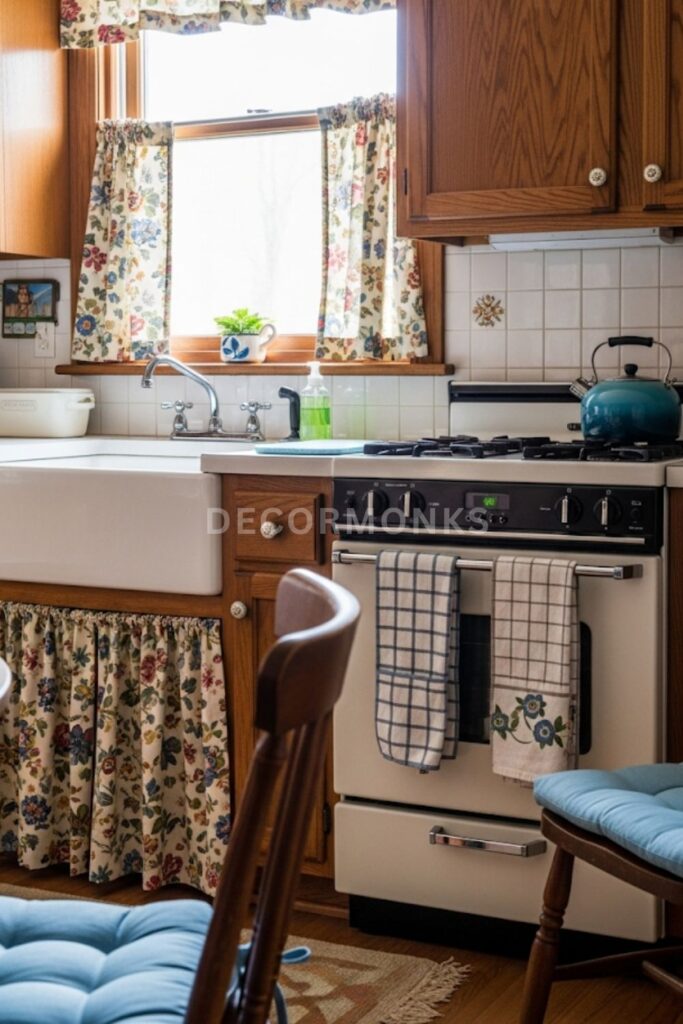 vintage-style kitchen