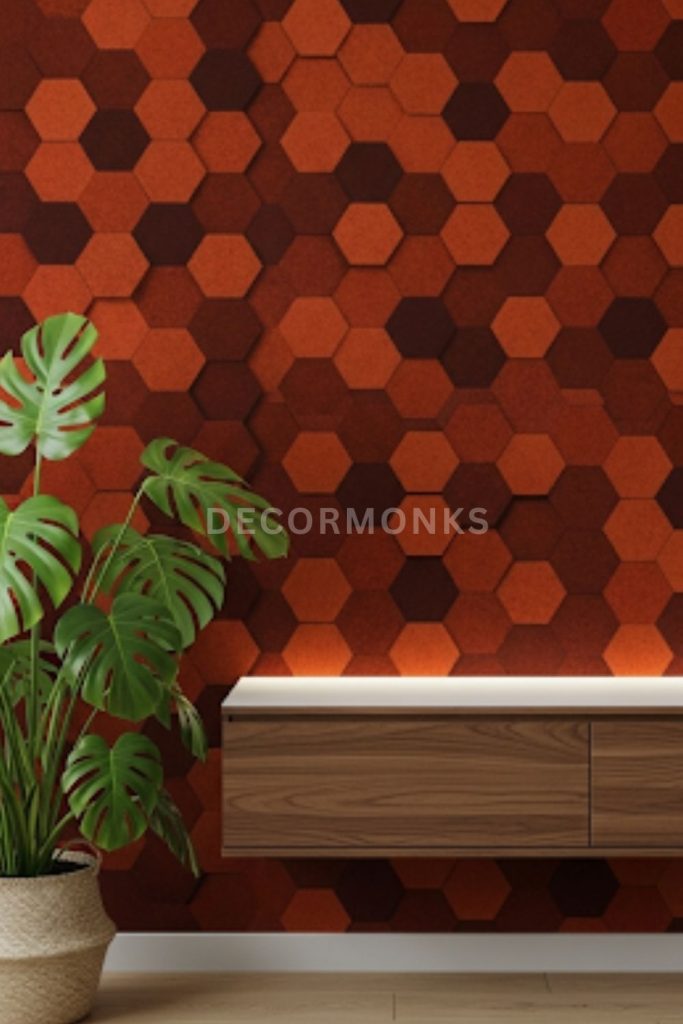 Geometric Wallpaper Feature Walls