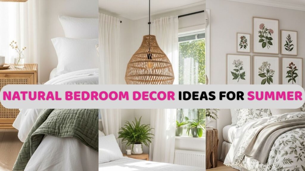 Natural bedroom decor for summer Cover Image
