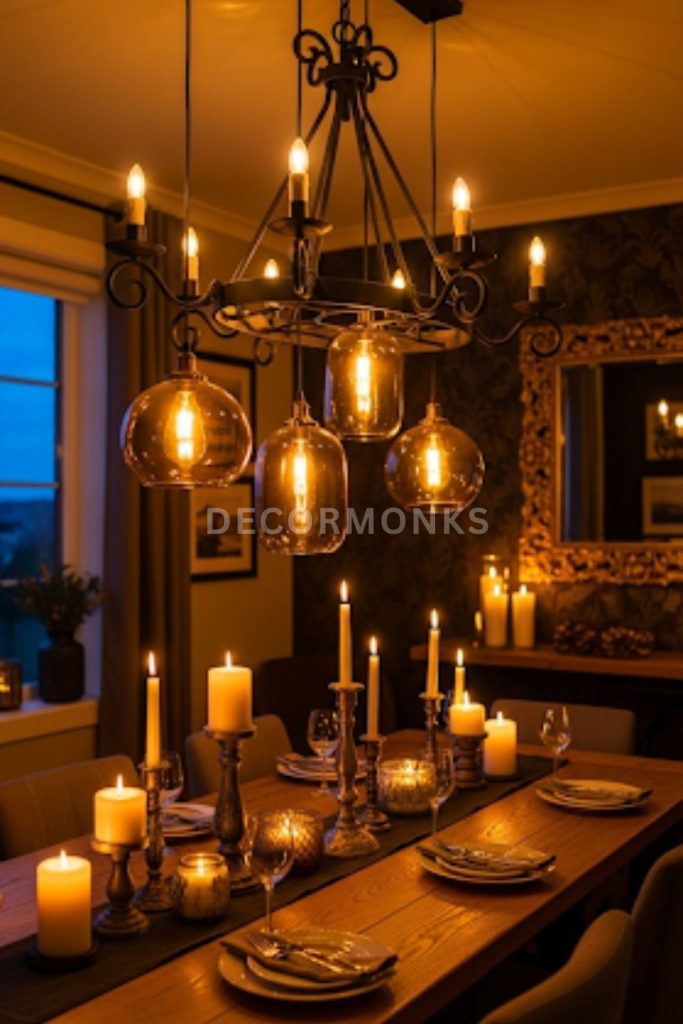 Warm Lighting for dinning table