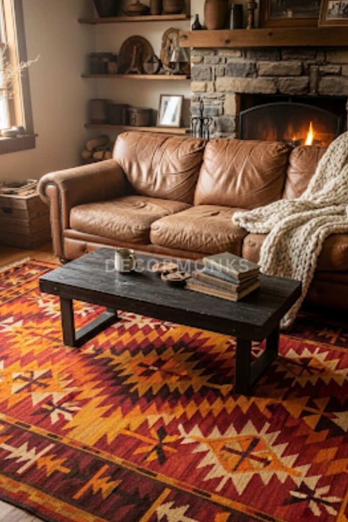 rustic living room